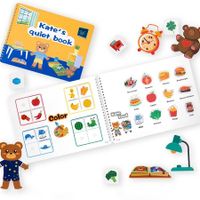 9 Pages Montessori My First Busy Book Kids Quiet Books Education Toys