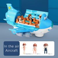 Aircraft Simulation Model, Cute Passenger Airplane Toy For Kids