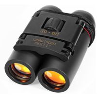 30x60 HD Telescope Long Range Folding Binoculars with Low Light Night Vision  Gift for Child Outdoor Bird Watching Camping