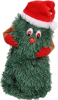 Electric Christmas Tree Singing Dancing Christmas Plush Toy Animated Christmas Decorations Xmas Gifts