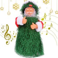 Christmas Electric Singing Dancing Tree Santa Claus Music Toy Open Face Musical Waving Hands Christmas Decor Doll