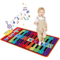 Piano Mat, Keyboard Music Mat Toy for Boys and Girls (Dual Way to Play)