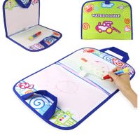 Kid Activities Water Drawing Mat Painting with Water Pen Airplane Travel Toy for Toddlers