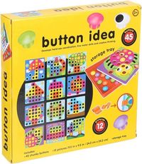 Button Idea Toy for Kids, 12 Pictures, 45 Buttons