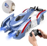 Remote Control Wall Climbing Car RC Stunt Car Toys with 360°Rotating Dual Model Toys for Age 6+ Boys Girls Gift (Blue)