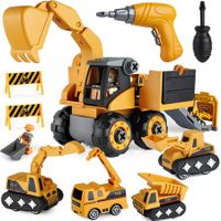 4-in-1 STEM Construction Building Toys ,Christmas Birthday Gifts Boys Girls