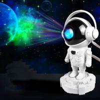 Star Projector Galaxy Night Lights Upgrade Astronaut Starry Nebula Ceiling Lamp with Timer &Remote & Bluetooth Audio Suitable for Christmas Unique Gift