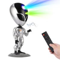 Aliens Star Projector Streamlet Galaxy Projector with Aliensun Voice Interaction Nebula Night Light Projector for Bedroom with Timer Remote