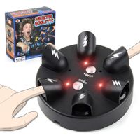 Electric Shock Lie Detector 2 Punishment Functions Polygraph Game Shocking Finger Roulette Toy Practical Joke Toys for Party