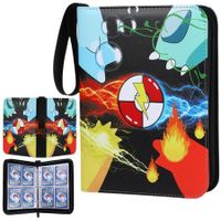 400 Cards Case Binder Pokemon Card TCG Game Cards PU leather Collection Holder Pocket Folder Gift For Kids