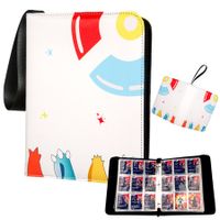 900 Card Binder for Cards Binder 9-Pocket TCG Game Cards PU leather Collection Holder Pocket Folder Gift For Kids