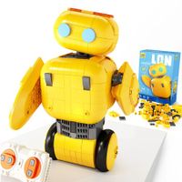495 Pcs Robot Building Toys STEM Projects App & Remote Control Self-Balancing Robot Toys Gift for Kids Age 8+