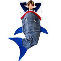 Shark Blanket Tail Super Soft and Cozy  Fleece Blanket Machine Washable Wearable FOR HEIGHT 150-174CM SizeM