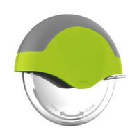 Pizza Cutter Wheel - No Effort Pizza Slicer with Protective Blade Guard and Ergonomic Handle - Super Sharp and Dishwasher Safe (Green)