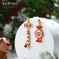 Christmas Jingle Bell Pierced earrings Xmas Gift Jewelry