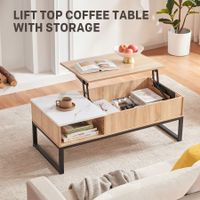 Lift Top Coffee Table Sofa Tea Living Sitting Room Dining Bedroom Furniture Decor Office Working Work Centre Desk with Storage