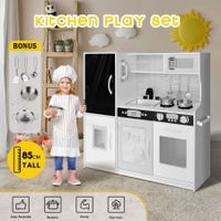 Play Kitchen Kids Educational Toys Pretend Playset Toddler Roleplay Set 11Pcs