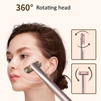 360 Facial Wand Red Light 4in1 Therapy for Face and Neck, Facial Massager, Reduce Wrinkles, Anti-Aging Facial Tools Pink