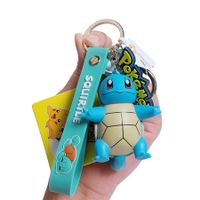 1 Set Pokemon Keychain Accessories, Silicone Cute Kawaii Gift for Boys Girls