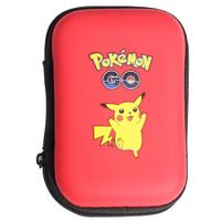 Pokemon Game Card Holder 30 Capacity Zipper Album Hard Case Storage Bag