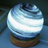 Universe Asteroid Wandering Planet Lamp Starry Sky Moon Lamp 14cm
