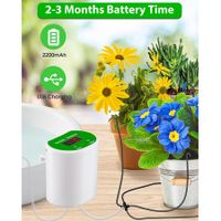 Rechargeable Automatic Plant Watering System for 12 Indoor Potted Plants