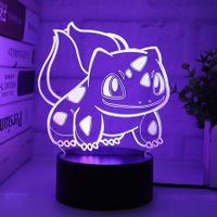 3D Illusion Night Light, Visual Creative LED Desk Lamp, Touch Control, 7 Color Changing for Home Decor or Holiday Gifts for Kids