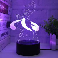 3D Illusion Night Light, Visual Creative LED Desk Lamp, Touch Control, 7 Color Changing for Home Decor or Holiday Gifts for Kids