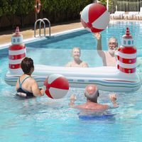 Inflatable Volleyball Net Included for Kids and Adults, Summer Pool Game, Summer Floaties, Volleyball Court