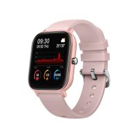 Fitness Tracker Blood Pressure Heart Rate Monitor Blood Oxygen Activity Pedometer Sleep Monitor for Women Men-Pink