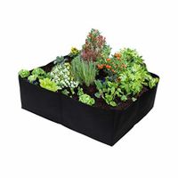 Divided Raised Vegetable Bed Square Foot Gardening 60x60x30cm