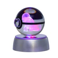 3D Night Light for Kids,Crystal Ball with LED Colorful Lighting Base,Kids Bedroom Decor as Xmas Holiday Birthday Gifts for Boys Girls (Squirtle)