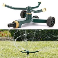 Lawn Sprinklers for Hoses, Garden Sprinklers for Patio, 360 Degree Rotation Water Sprinkler for Lawn Plants