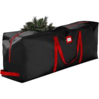 Christmas Tree Storage Bag, Durable Handles and Sleek Dual Zipper165 x 38 x 76 CM Black