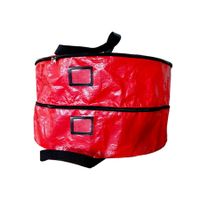 Double-Layer Wreath Storage Container -76 x 38cm Wreath Storage Bag Red