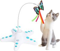 Interactive Cat Toy, 360 Degree Rotating Automatic Cat Toys  with Sensor Switch
