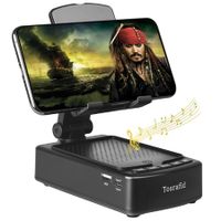 Cell Phone Stand with Bluetooth Wireless Speaker with Anti-Slip Holder and Charging Station Adjustable Angle and Height