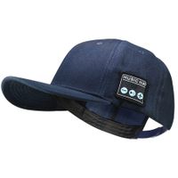 Hat with Bluetooth Speaker Adjustable Hat Wireless Smart Speakerphone Cap for Outdoor Sport Baseball Cap(Blue)