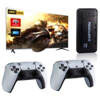 12000+  Retro Game Console, Plug and Play Video Games  Classic Game 4K Ultra HD Game Stick with 2.4G Wireless Joystick Controller Supports 20+ Emulators