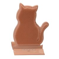 Cat Self Groomer Massage Comb,Cleaning Dogs Cats Shedding Hair, Cat Itching Brush Door Mount, Pets Scratching Comb,Color Pink