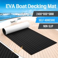 Marine Carpet Boat Flooring EVA Foam Decking Sheet Matting Non Slip Floor Mat Covering Yacht Pad Self Adhesive 240x80cm