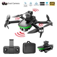 6K Mini Drone Dual Hd Camera Wifi Fpv Obstacle Avoidance Aerial Photography Foldable Rc Quadcopter