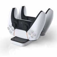 PS5 Controller Charger Dual Charging Dock Station P5 Gamepad Joystick Charging Dock for Sony Playstation 5