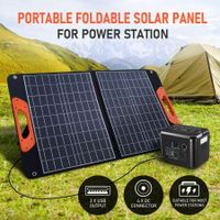Portable Solar Panel Off Grid Charger Camping System Folding for Generator Homes Caravan RV Power Station Foldable USB DC Output