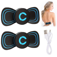 Cervical Spine Massager,Portable Mini Cervical Massager Pads Relieve Pressure of The Whole Body for Neck Shoulder Back Waist Arms Legs Aches (2PCS)
