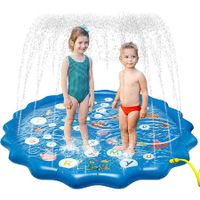 Splash pad for Kids, 170cm Kiddie Pool Splash Pads for Toddlers