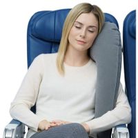 Ultimate Travel Pillow and Neck Pillow ,Rolls Up Small
