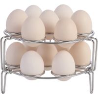 Stackable Egg Steamer Rack Trivet for Instant Pot Accessories 2 Pack