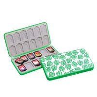 Switch Game Card Storage Case with 24 Cartridge Slots and 24 Micro SD Card Storage with Magnetic Closure