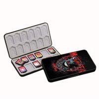 Switch Game Card Storage Case with 24 Cartridge Slots and 24 Micro SD Card Storage with Magnetic Closure